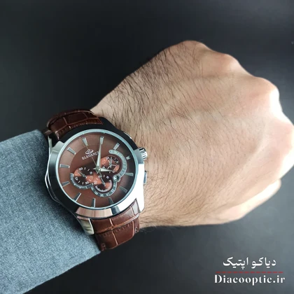 ساعت مچی مردانه برند الگانس مدل DO1176 بند چرمی