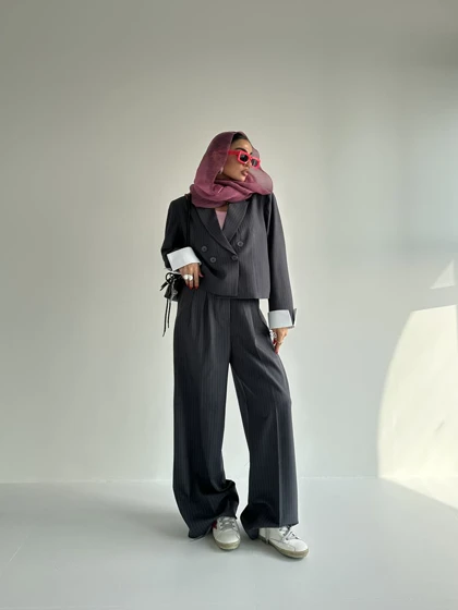 ست کت و شلوار ویولت