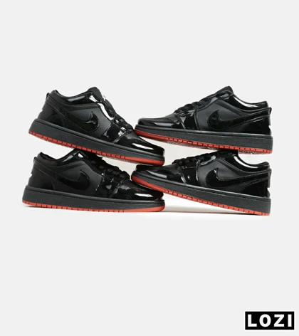 کفش کتانی مردانه مشکی نایک NIKE jordan 1 مدل 5775
