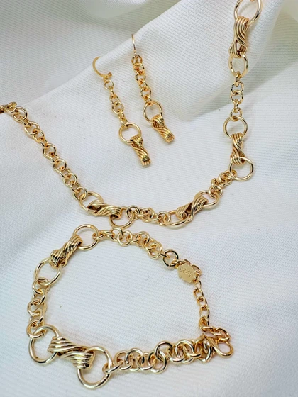 سرویس کامل برند شین مدل «پیوند زرین» | طرح گره عشق با گارانتی 1 ساله