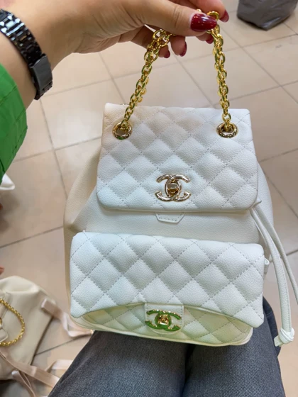 کوله پشتی چرم دخترانه شنل