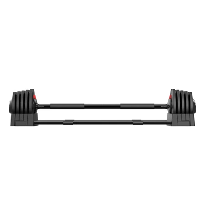 ست دمبل و هالتر متغیر بدنسازی طرح بوفلکس وزن 40 کیلوگرمی مدل Multifunction Adjustable 2 in 1 دو کاره بسته یک عددی