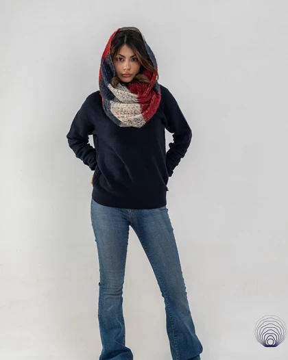 پلیور بافت سبز تیره یونیسکس Jack & | پلیور بافت سبز تیره یونیسکس Jack & Jones کد 17756
