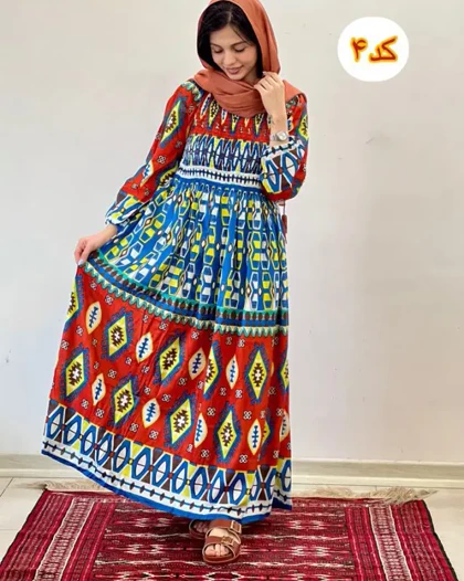 پیراهن ساحلی کریشه هندی آپتین T7596