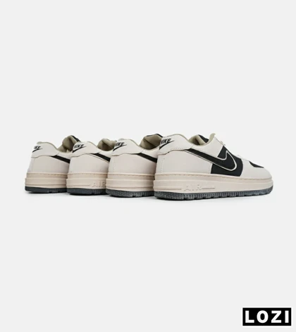 کفش مردانه و زنانه کرم مشکی NIKE AIR FORCE مدل 6627