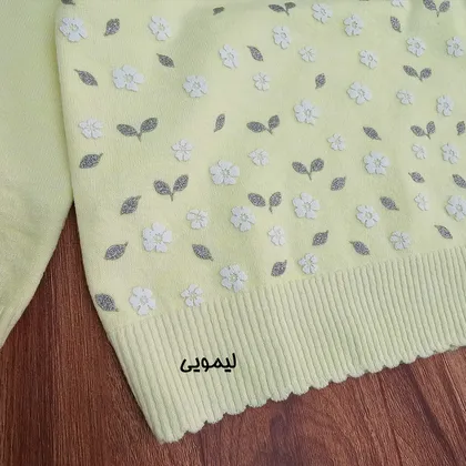 بلوز ریزبافت مدل گلها