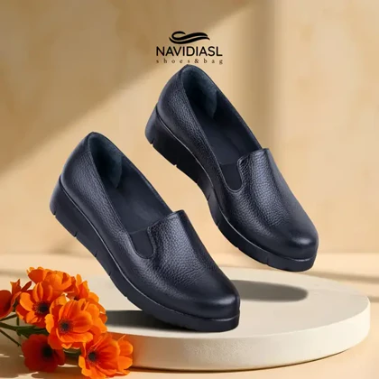 کفش زنانه چرم طبی کد 2040001