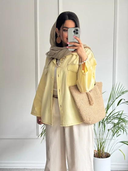 مانتو لینن باکسی هلیا