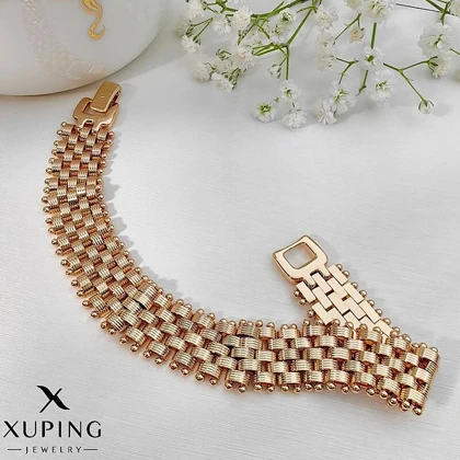 دستبند رولکس تراش‌دار ژوپینگ، درخشش بی‌نظیر و ظرافت خیره‌کننده Xuping
