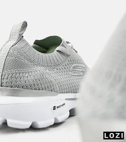 کفش کتانی بزرگ پا طوسی اسکیچرز SKECHERS مدل 2165