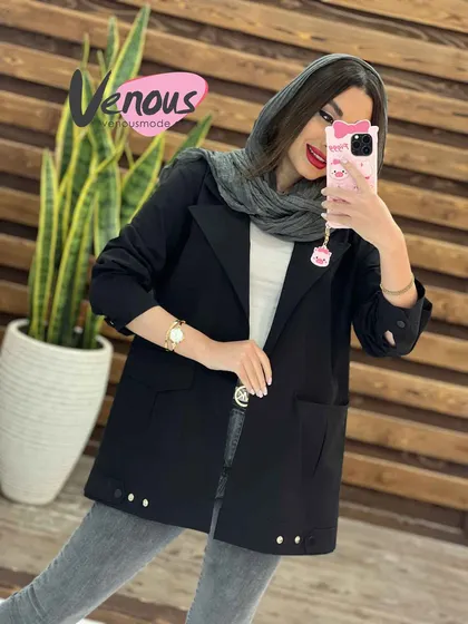 مانتو لینن آستین پیله