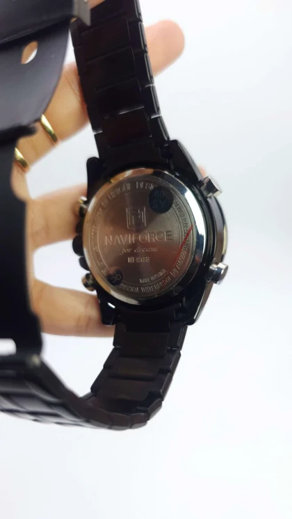 ساعت مچی مردانه نیوی فورس Naviforce 9188 دوزمانه و دو موتوره