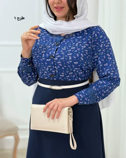 شومیز و دامن آرنیکا کد محصول 1592