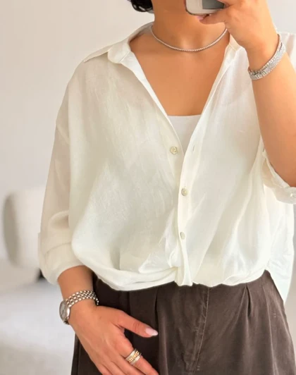شومیز جلو گره‌ای
