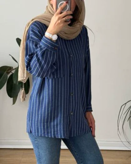 شومیز مانتویی پرین