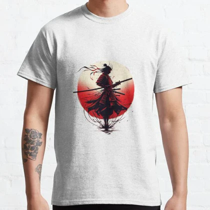 تیشرت لانگ انیمه AFRO SAMURAI افرو سامورایی Afro Samurai Under The Sun Red کد 186127