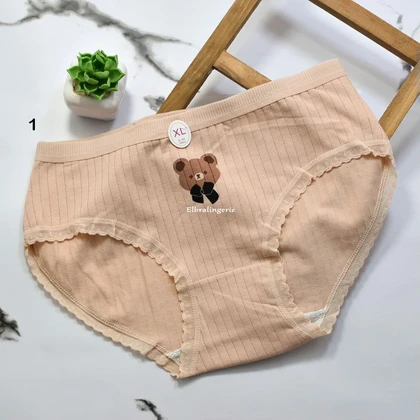 شورت کبریتی زنانه خرس قهوه ای Teddy bear