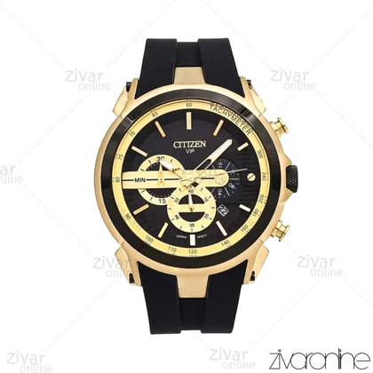 ساعت سیتیزن مردانه سه موتوره بند رابر مشکی 106279