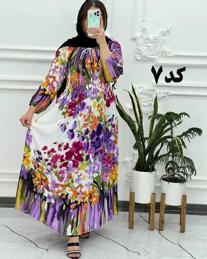 پیراهن کریشه بلند کارتیک برند 670