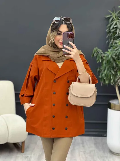 مانتو لینن ده دکمه