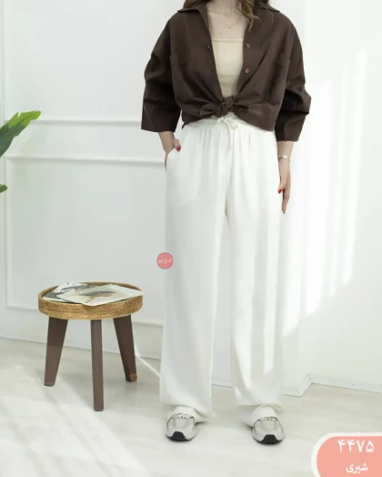 شلوار بگ لینن رویال 4475