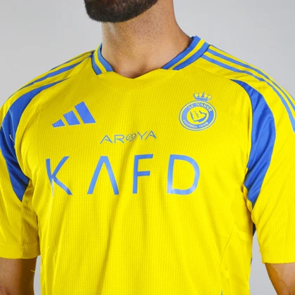 تیشرت فوتبالی پلیری النصر مدل Adidas-Heat RDY-5985 زرد