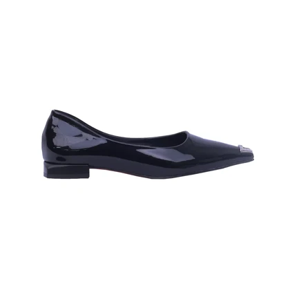 کفش کالج زنانه ورنی کد 1794