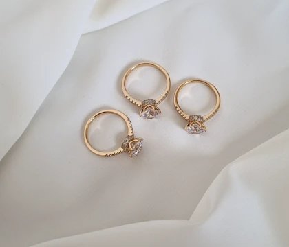 انگشتر تک نگین جواهری