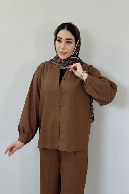 ست لینن تک دکمه