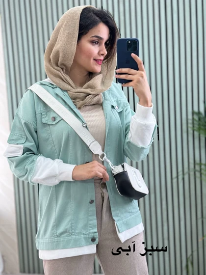 مانتو کتان دورس ترکیبی