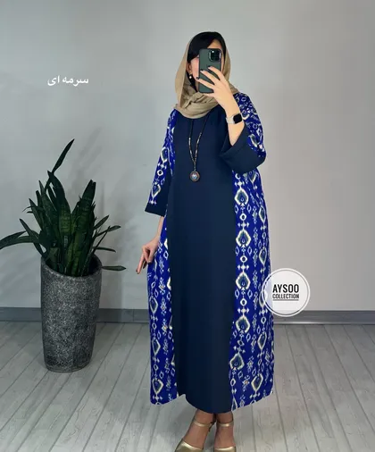 پیراهن مانتویی شیدا