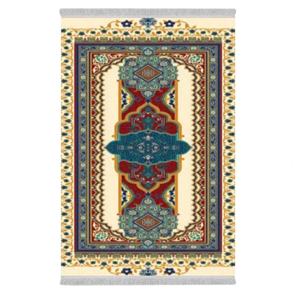 فرشینه از جنس پارچه هازان مخمل ترک طرح سنتی و مدرن برند دفه کد DAMG856