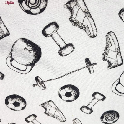 حوله استخری ماییلدا طرح fitness gym کد 5539 سایز 100x50 سانتی متر