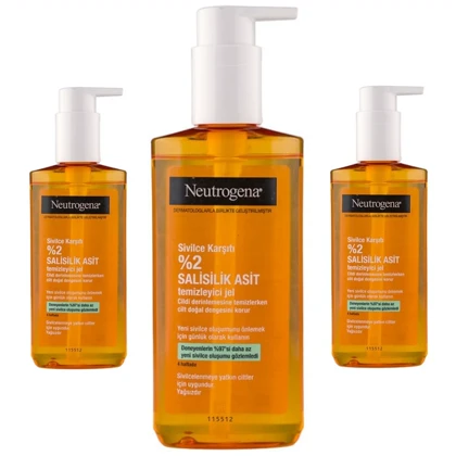 ژل شستشوی صورت ضد جوش نوتروژینا Neutrogena مدل Sivilce Karşıtı حجم 200ml