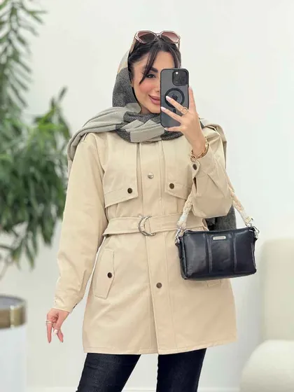 بارانی ژیله دار سپیدار
