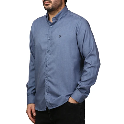 پیراهن آستین بلند ساده مردانه مدل 61029154
