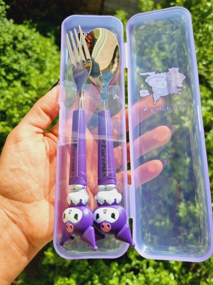 ست قاشق و چنگال کرومی