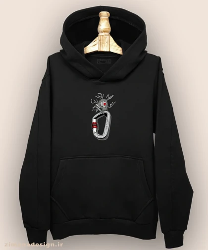هودی مردانه و زنانه طرح قلاب کوهنوردی کد 1069