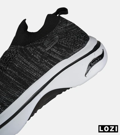 کفش کتانی طبی ورزشی خاکستری SKECHERS Archfit مدل 8811