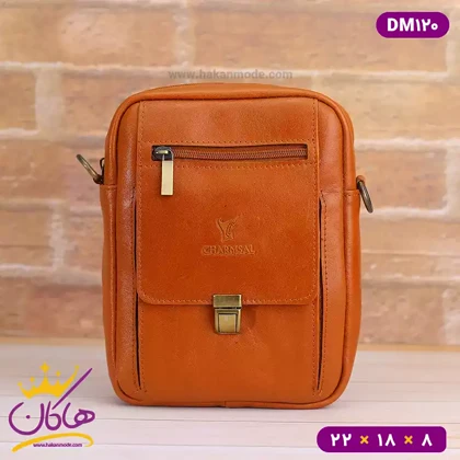 کیف دوشی چرمسال قفلدار سایز متوسط DM120