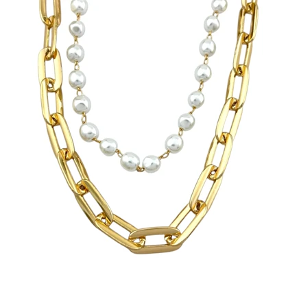 گردنبند زنانه مروارید تیفانی، شیک و جذاب Xuping