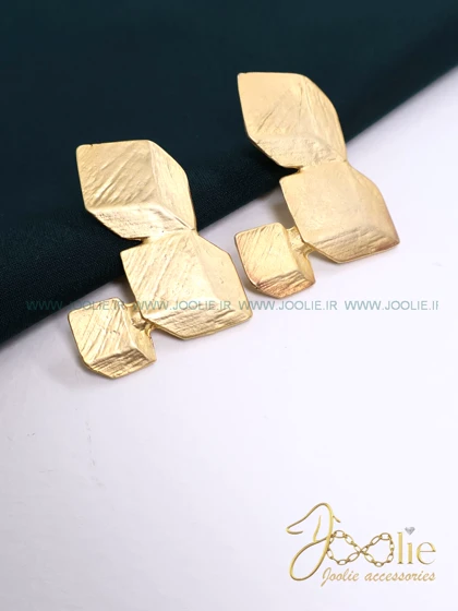 گوشواره زنانه ورشو عثمانی مدل پله کد E1130