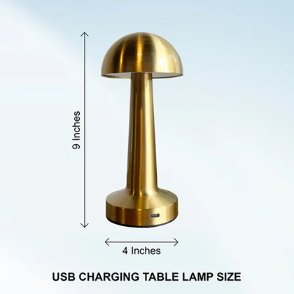 چراغ رومیزی LED مدل PC-8230 لمسی طلایی