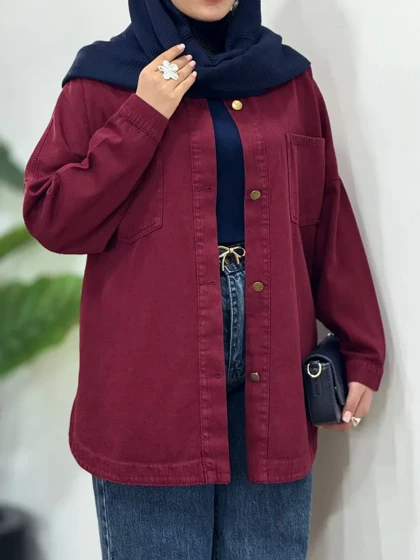 کت کتان پاییزه توسکا