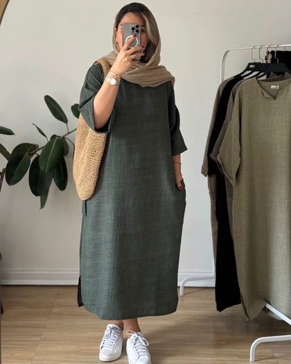 پیراهن مانتویی دلسا 17