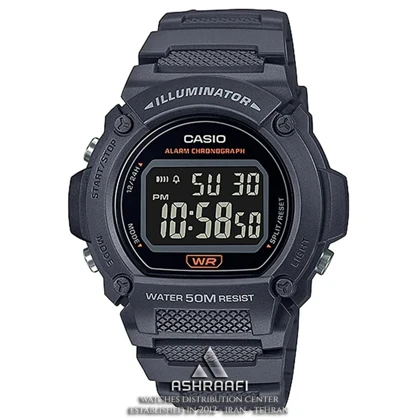 ساعت کاسیو دیجیتالی Casio W-219H-8BV