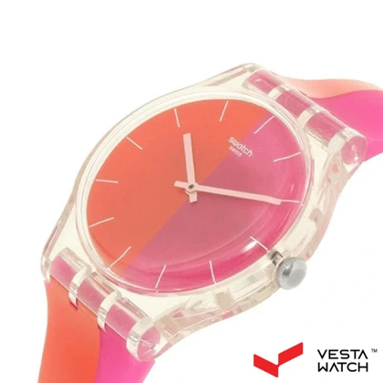 ساعت مچی زنانه سواچ SWATCH مدل SUOK117