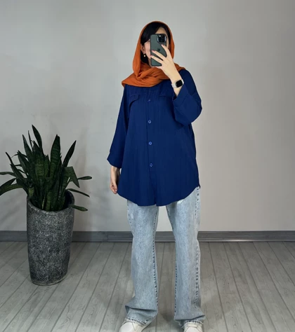 مانتو دکمه دار برکه 1