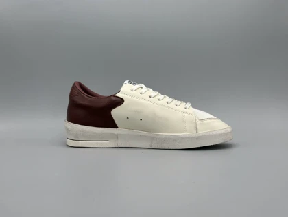 کتانی گلدن گوس استاردن کرم زرشکی/Golden Goose Stardan