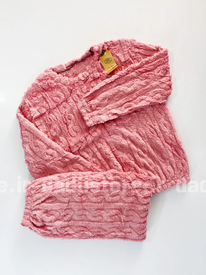 ست بلوز و شلوار تدی حوله ای طرحدار
